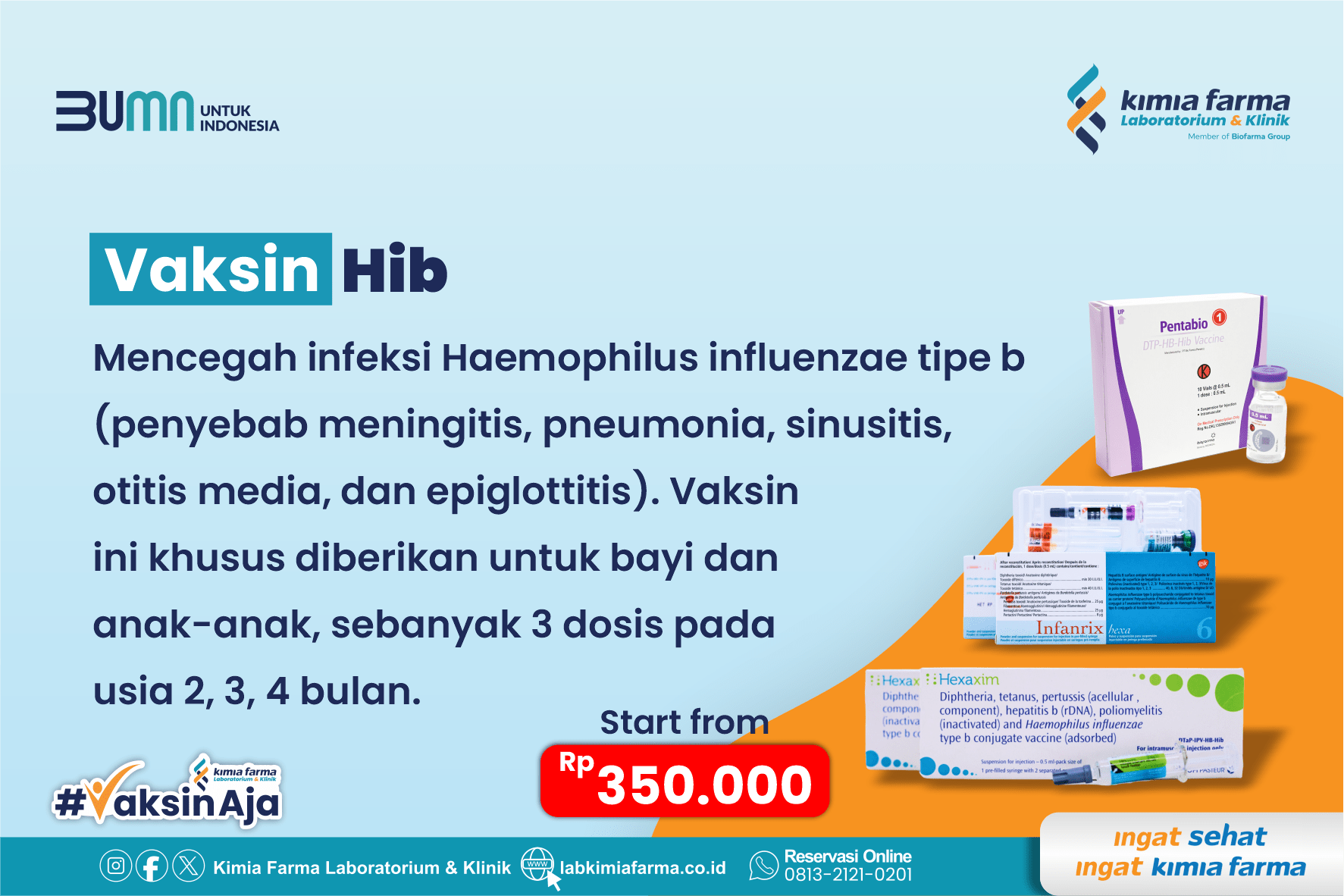 Vaksin Hib – Kimia Farma Laboratorium & Klinik